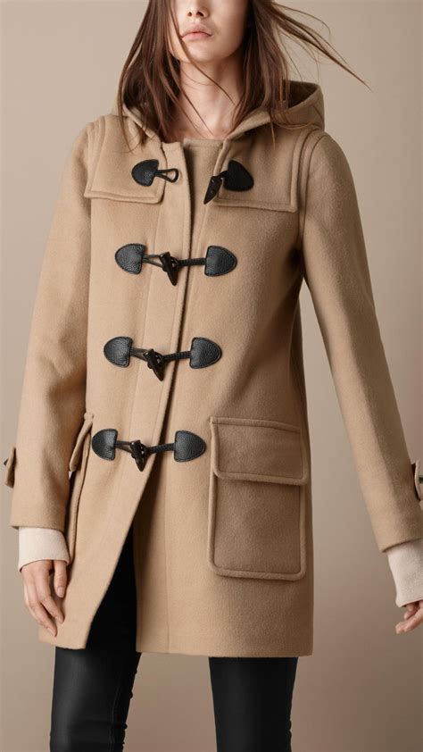 burberry ruffle coat|burberry check wool coats.